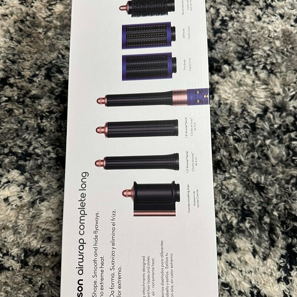 Dyson Airwrap Long Styler in Black and Purple